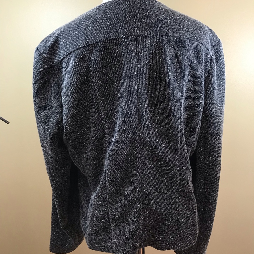 Catherine Malandrino Runway Style XL Gray Jacket - Picture 3 of 8